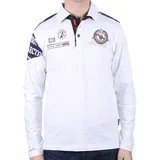 Polo majice dolgi rokavi Polo manches longues garçon ECALANK Bela
