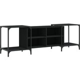 Maison Chic TV omarica - TV enota - Televizijska omarica črna 153x37x50 cm inženirski les, (21700589) Cene