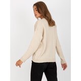 RUE PARIS Sweater-LC-SW-0332.17-beige | Shoptok.si