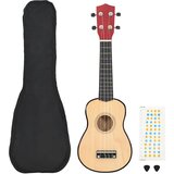  Set ukulelea Soprano s futrolom za djecu Natural 21 " Cene