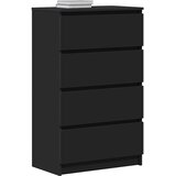  Komoda crna 60 x 35 x 98,5 cm od konstruiranog drva | shoptok.hr