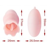 Jiuuy Električni osebni vibrator krogle 86603194-4 ABS TPE USB 40db, (21218064) | Shoptok.si