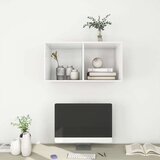  Zidni TV ormarić bijeli 37 x 37 x 72 cm od iverice | shoptok.hr