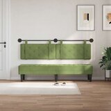  Držeće uzglavlje Zidne Svijetlo zelena 170 x 55 x 5 cm Baršun - Svijetlo zelena 160 cm bez LED | shoptok.hr