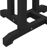 vidaXL Bar Stol Crni 55x55x107 cm HDPE | shoptok.hr