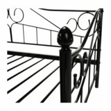 Kondela Kovinska postelja, črna, 90x200, DAINA | Shoptok.si