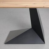 Premium Living Jedilna Miza Valera, Divji Hrast, Črna, 180 X 90 Cm | Shoptok.si