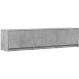 TV omarica z LED Betonsko siva 165 x 34 x 40 cm Konstruiran les, (5000202743) | Shoptok.si