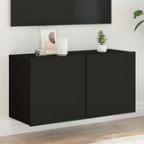 vidaXL Zidni TV ormarić crni 80x30x41 cm | shoptok.hr