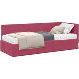  Kutni krevetni okvir s madracem 2 kom. Vinska crvena 80 x 200 cm | Shoptok.si