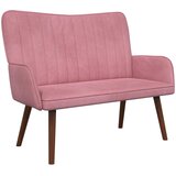 SOFA za dvije osobe Ružičasta 115 x 61 x 87 cm Baršun | Eponuda.com