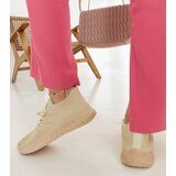 Gemre Beige fabric sneakers Ornella | Shoptok.si