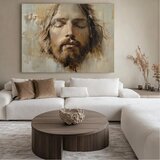  Isus Hristos u molitvi | Oslikana akrilom i zlatnim listićima | ePonuda.com