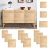 vidaXL vrata sa žaluzinama od masivne borovine 99,3 x 39,4 cm | shoptok.hr