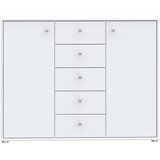 Lesnina XXXL KOMODA, bela | Shoptok.si