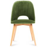  Trpezarijska stolica TINO 86x48 cm svetlo zelena/svetli hrast | Eponuda.com