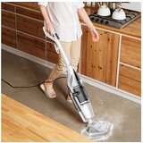 Deerma ZQ990W parni čistilnik Pokončni parni čistilnik 0,38 l 1300 W Črna, Bela | Shoptok.si