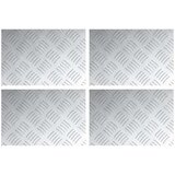  Aluminijasti checker plates 4 kosi Protizdrsne 30x20 cm, (22014995) | Shoptok.si