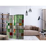  Paravan u 3 dijela - Emerald Stained Glass [Room Dividers] 135x172 | shoptok.hr