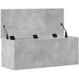 vidaXL Kutija za pohranu boja betona 90 x 35 x 35 cm konstruirano drvo | shoptok.hr