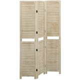 vidaXL Paravan 3-delni 105x165 cm trden les pavlovnije Cene
