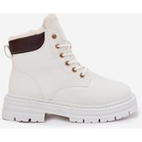 Boto Women's Insulated Ankle Boots With Zip White Tharika | Shoptok.si