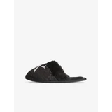 Calvin Klein Black Women's Faux Fur Slippers Jeans - Women