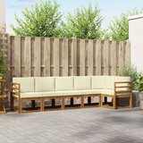  Set vanjskih sofa 6 kom. Prirodna i krem | shoptok.hr