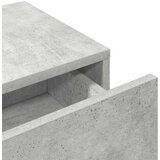 vidaXL Stenska polica s predali betonsko siv 80x33x17 cm inž. les | Shoptok.si