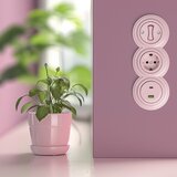  Kliklap - Retro okvir, središnji, staro-ružičast | Eponuda.com