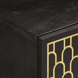 TV omarica 80x31,5x46 cm trden mangov les | Shoptok.si