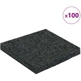  Gumenasti granulatni vanjski pod Crna 9 x 9 x 0,8 cm Guma | Eponuda.ba