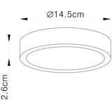 Globo 12366-15 - led prigušiva plafonska lampa vitos LED/15W/230V | Eponuda.com