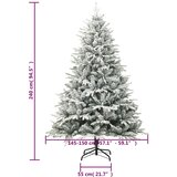  Umjetno božićno drvce sa snijegom zeleno 240 cm PVC i PE | shoptok.hr