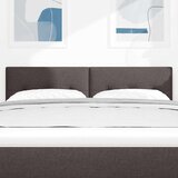  Uzglavlje podesivo po visini Tamno smeđa 144 cm tkanina | Eponuda.com