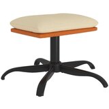  Stolček za noge krem 60x60x36 cm blago in umetno usnje, (20767177) | Shoptok.si