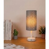  Brilagi - Stona lampa sa USB priključkom TABLON 1xE27/25W/230V bela/siva | Eponuda.com
