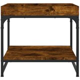  Stolić za kavu boja hrasta 49,5x49,5x45 cm konstruirano drvo | shoptok.hr