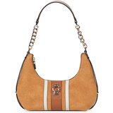Guess ERENIA TOP ZIP SHOULDER BAG Smeđa Cijene