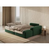 Micadoni Tamno zelena sklopiva kutna garnitura od bouclé tkanine (s desnim kutom) Jodie – Home | shoptok.hr
