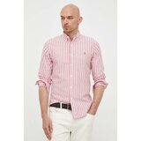Polo Ralph Lauren Pamučna košulja za muškarce, boja: crvena, slim, o button-down ovratnikom | shoptok.hr
