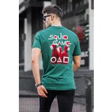 Madmext Men's Dark Green Printed T-Shirt 5383 Cene