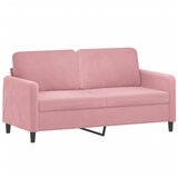  2-dijelni set sofa s jastucima ružičasti baršunasti | shoptok.hr