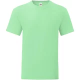 Fruit Of The Loom Men's Mint T-shirt Combed Cotton Iconic Sleeve