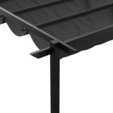 vidaXL zidni gazebo Antracit 3 x 4 m Čelik | shoptok.hr