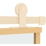  Klizna vrata zlatna 102 5x205 cm prozirno staklo ESG i aluminij | shoptok.hr