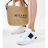 Gemre Black and white sneakers with rhinestones Giulia | Shoptok.si