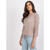 RELEVANCE Blouse-RV-BZ-7510.78-dark beige | Shoptok.si