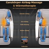 Izdelki za telo Masažni stol Zero Gravity SL Track Shiatsu masažni stol z ogrevanjem in masažo z zračnim tlakom bele/črne barve | Shoptok.si