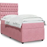 Maison Chic Box spring postelja - Vzmetna postelja z vzmetnico roza 90x200 cm žamet SL4274, (21889012) | Shoptok.si